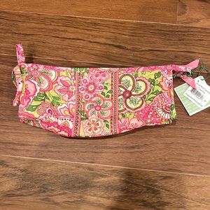 Vera Bradley Small Bow Cosmetic bag in Petal Pink
